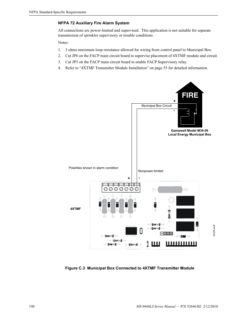 Fire | Fire-Lite MS-9600LSC Addressable Fire Alarm Control Panel User Manual | Page 190 / 208
