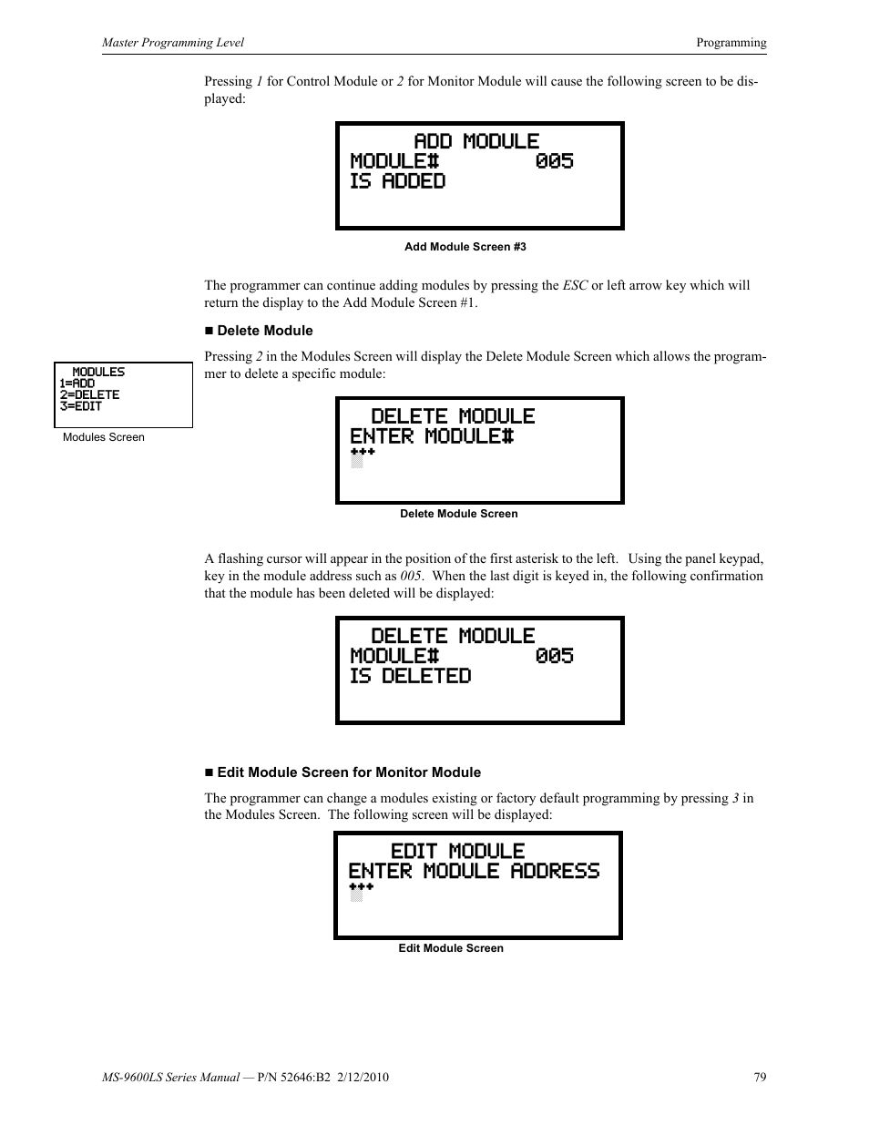 Fire-Lite MS-9600LSC Addressable Fire Alarm Control Panel User Manual | Page 79 / 208