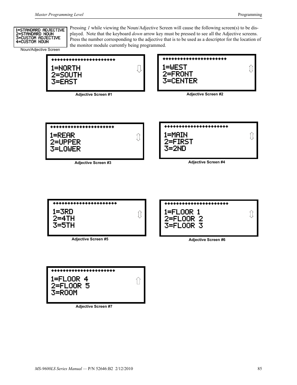 Fire-Lite MS-9600LSC Addressable Fire Alarm Control Panel User Manual | Page 85 / 208