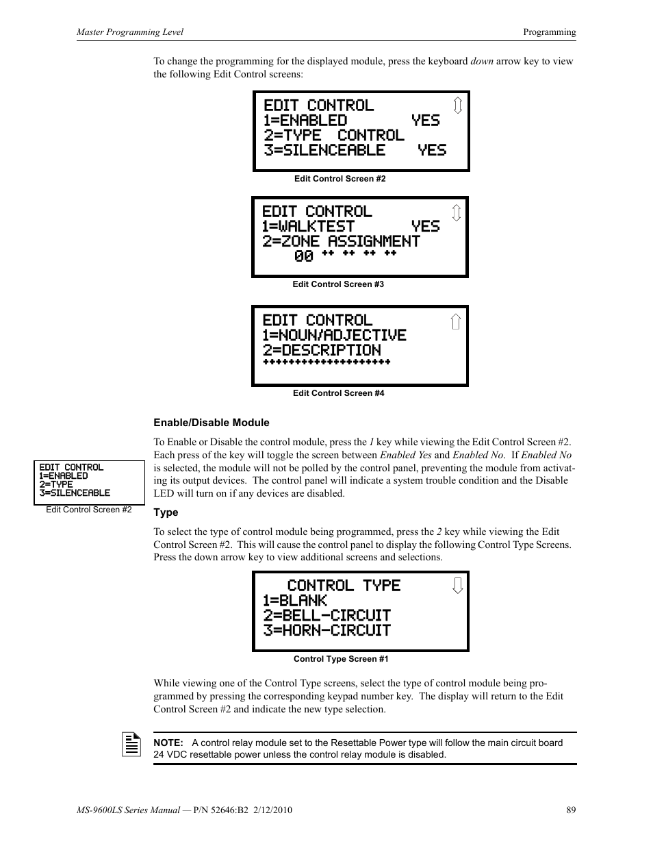 Fire-Lite MS-9600LSC Addressable Fire Alarm Control Panel User Manual | Page 89 / 208
