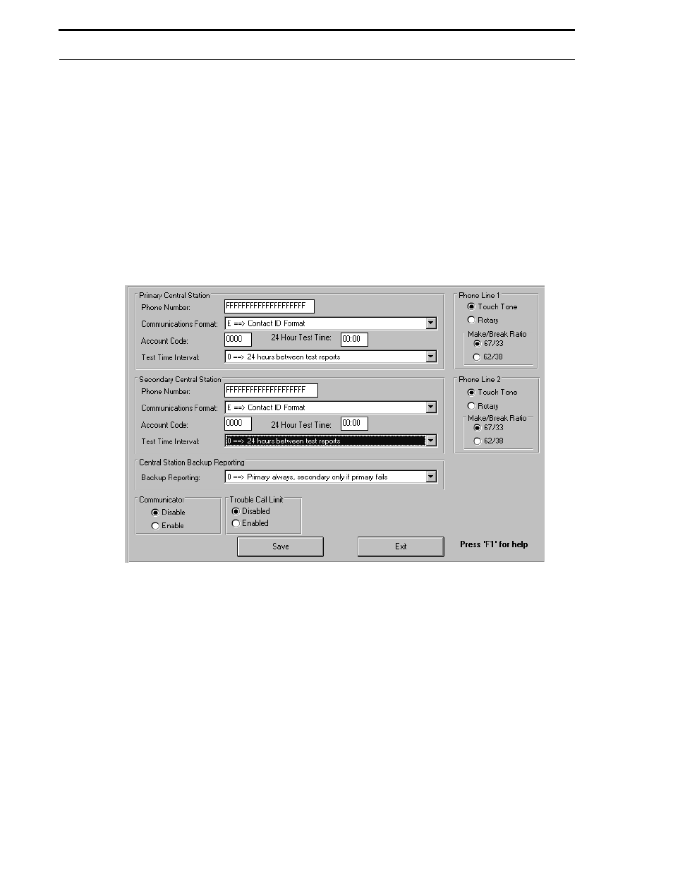 5 customizing program files, 1 central station programming, Figure 5-13: central station programming | Fire-Lite P K-411UD Windows-Based Off-Line Programming Utility User Manual | Page 31 / 68