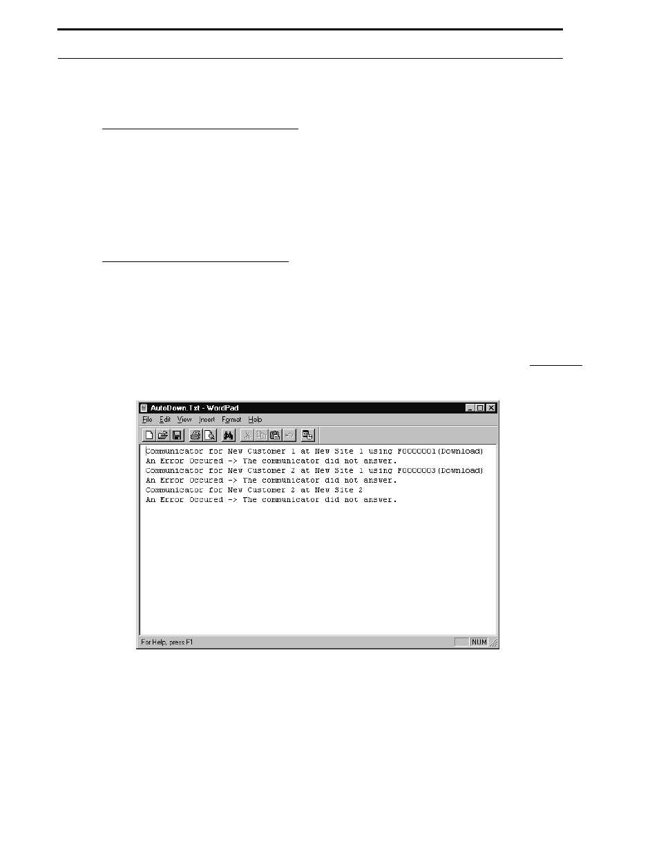 Figure 6-16: view log | Fire-Lite P K-411UD Windows-Based Off-Line Programming Utility User Manual | Page 55 / 68