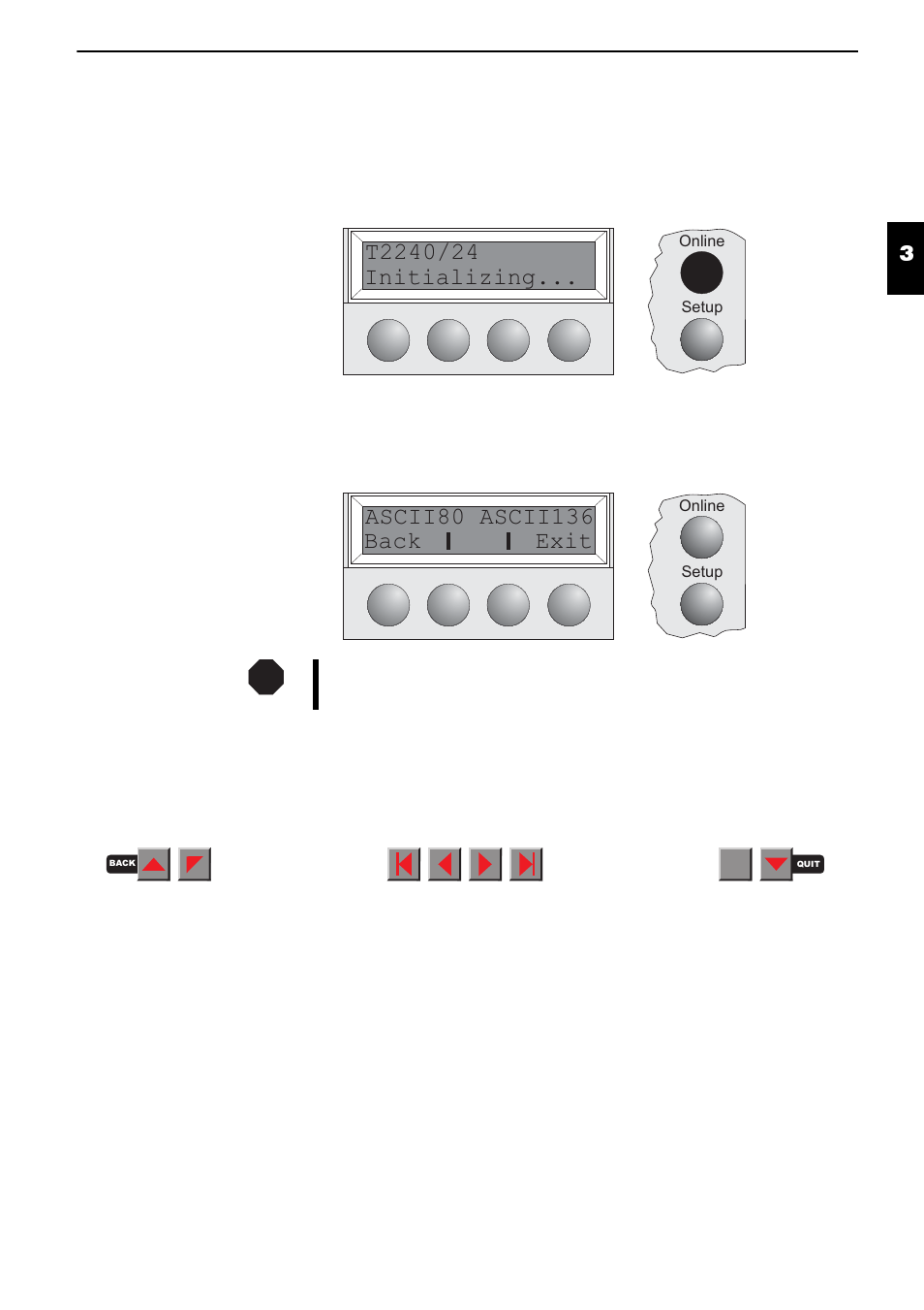 Printer self-test (rolling ascii) | Fire-Lite PRN-6 Reference-Manual User Manual | Page 53 / 107