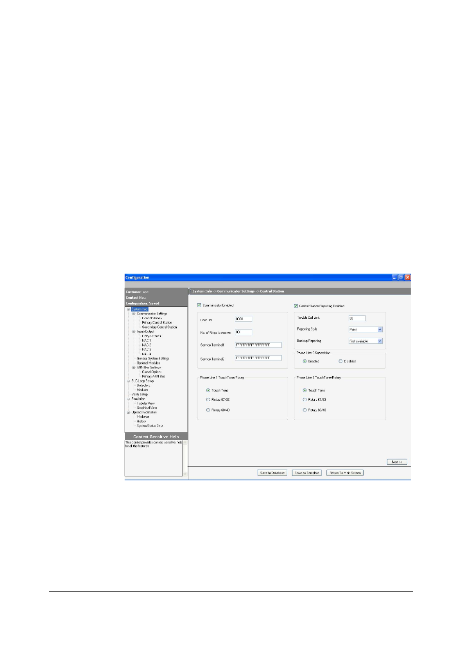 Communicator settings, Figure 5-1 | Fire-Lite PS Tools MS-9600 User Manual | Page 32 / 104