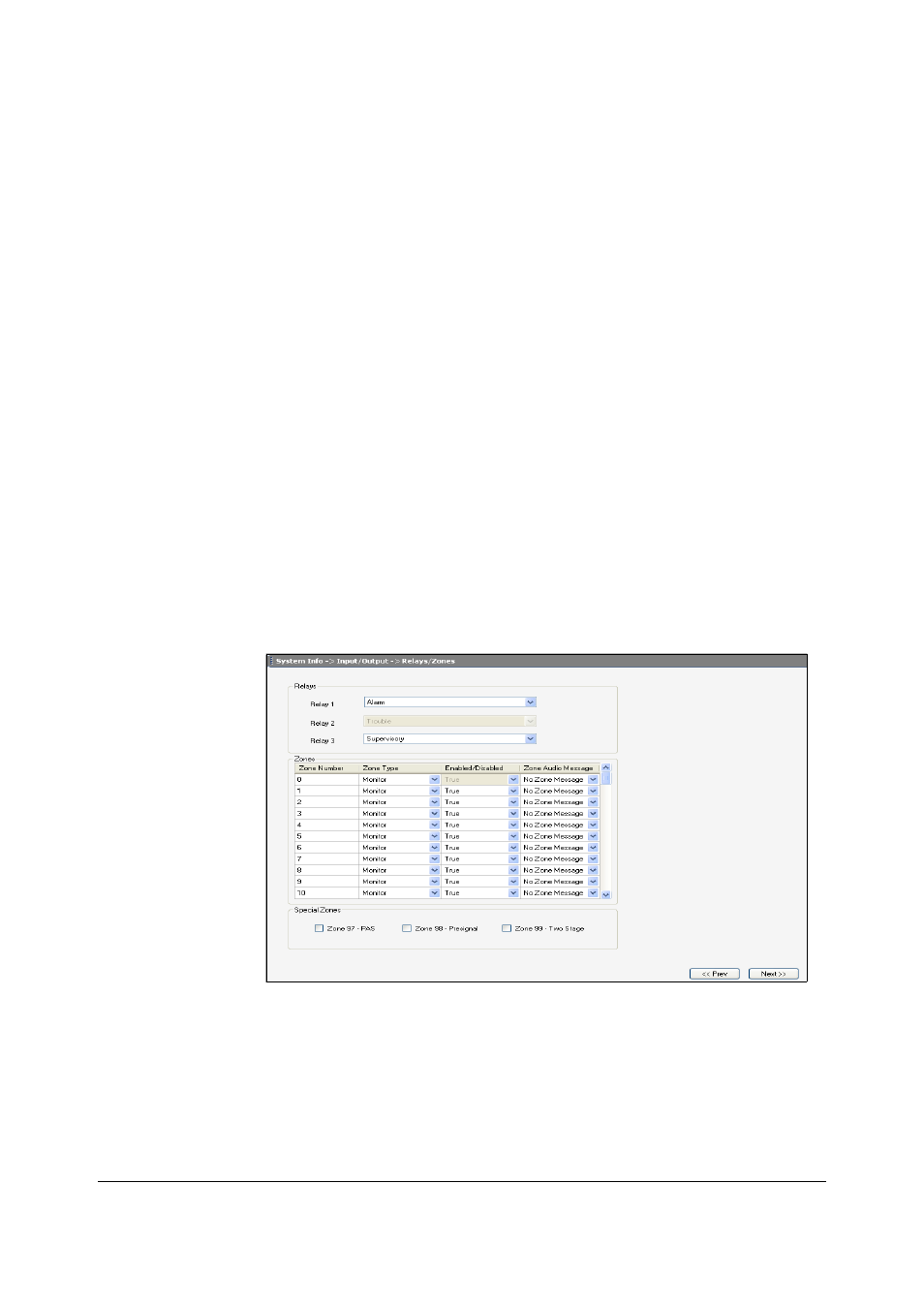 Configuring input/output, Secondary central station | Fire-Lite PS Tools MS-9600 User Manual | Page 35 / 104