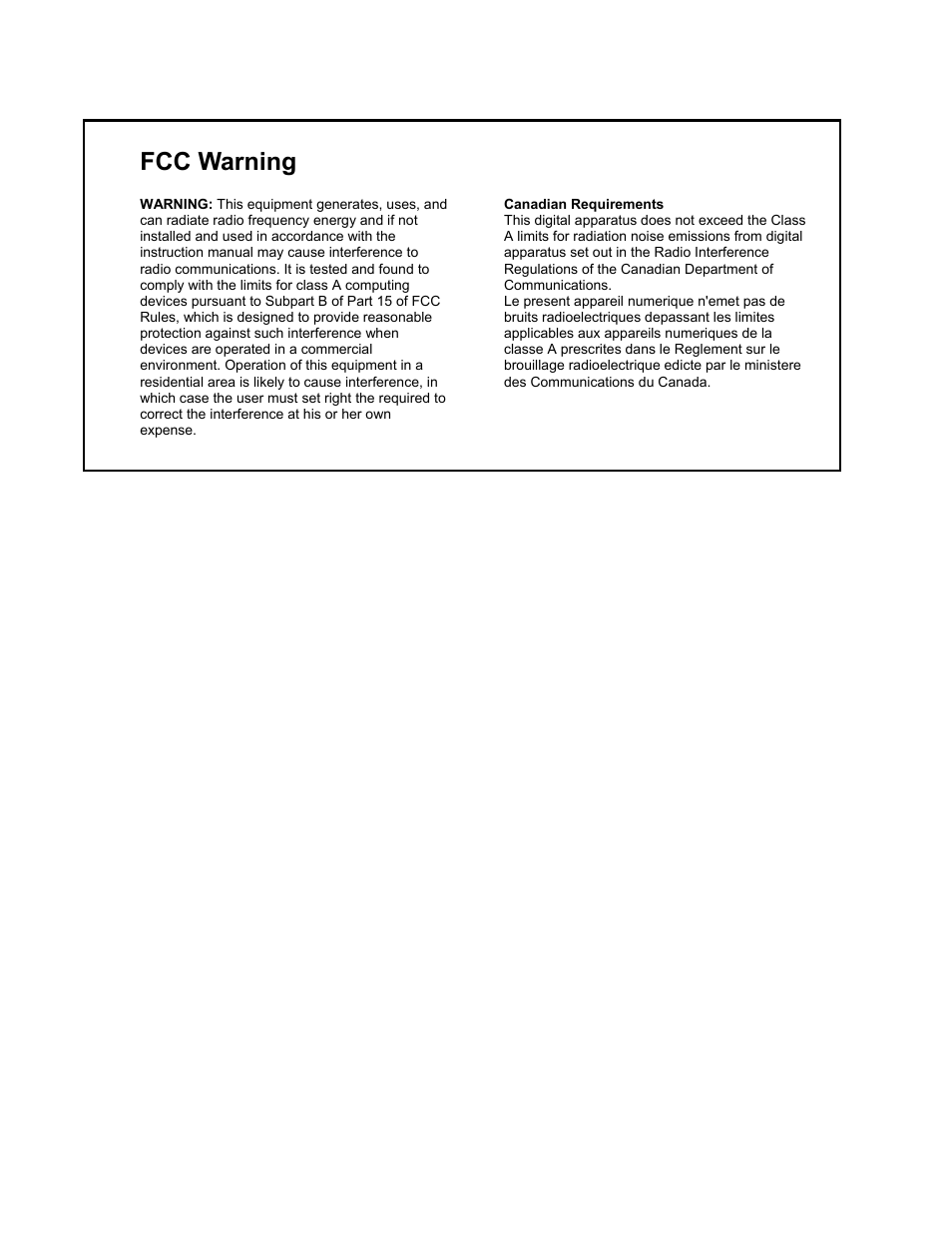 Fcc warning | Fire-Lite PS Tools MS-9600 User Manual | Page 4 / 104