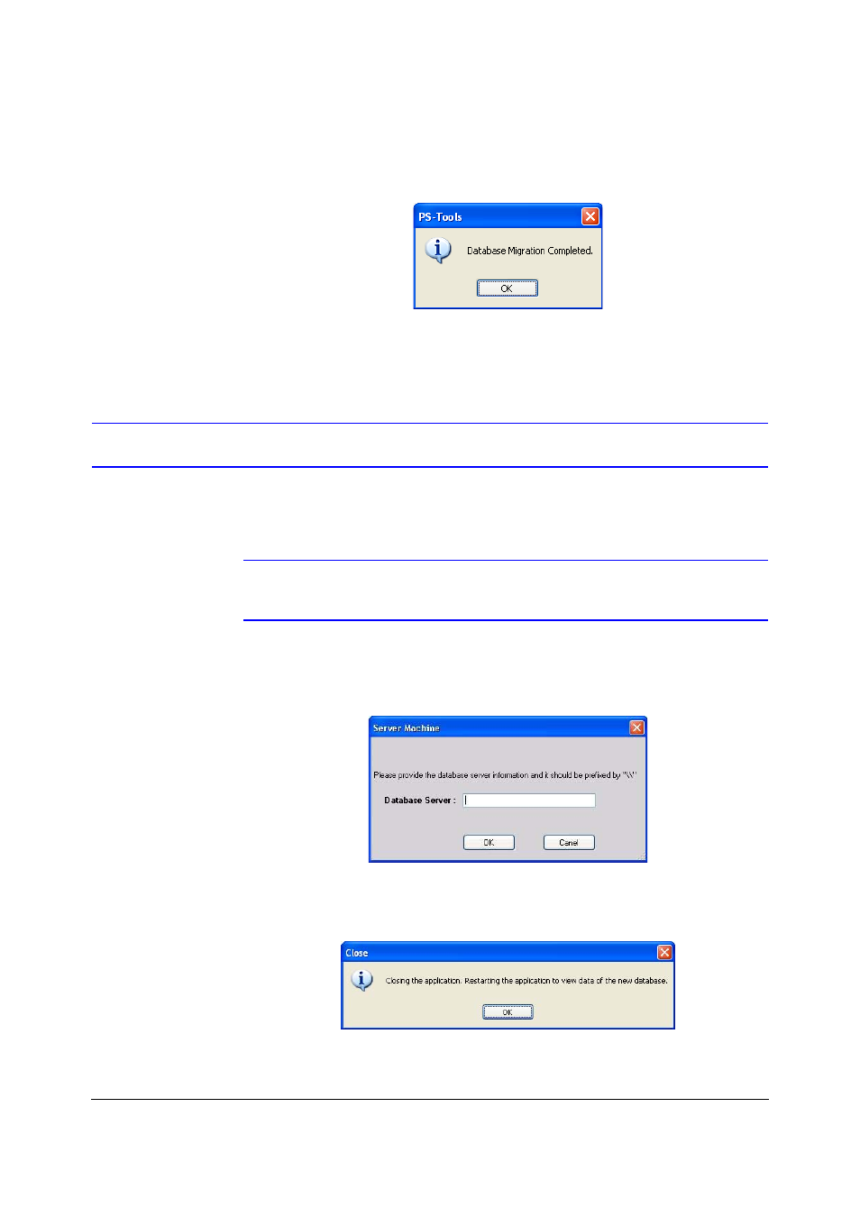 Connecting to the database, 14 connecting to the database | Fire-Lite PS Tools MS-9600 User Manual | Page 71 / 104