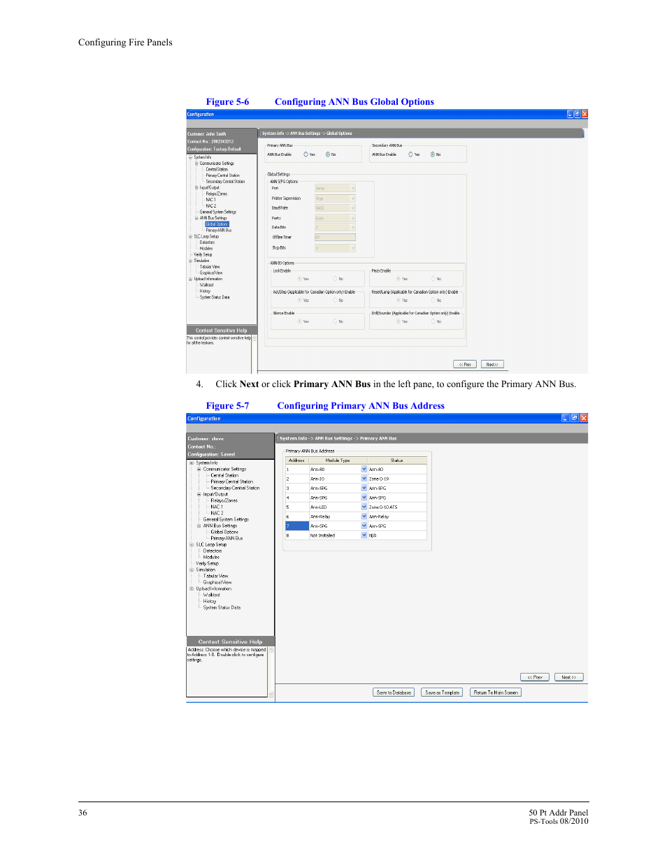 Fire-Lite PS-Tools MS-9050 User Manual | Page 44 / 101