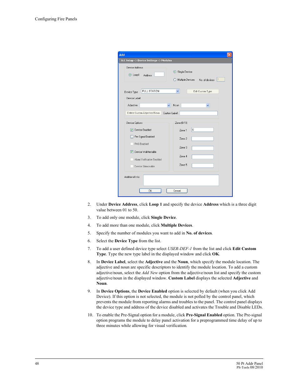 Fire-Lite PS-Tools MS-9050 User Manual | Page 56 / 101
