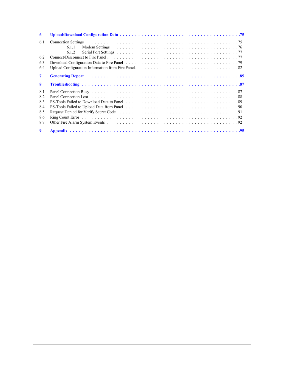 Fire-Lite PS-Tools MS-9050 User Manual | Page 6 / 101