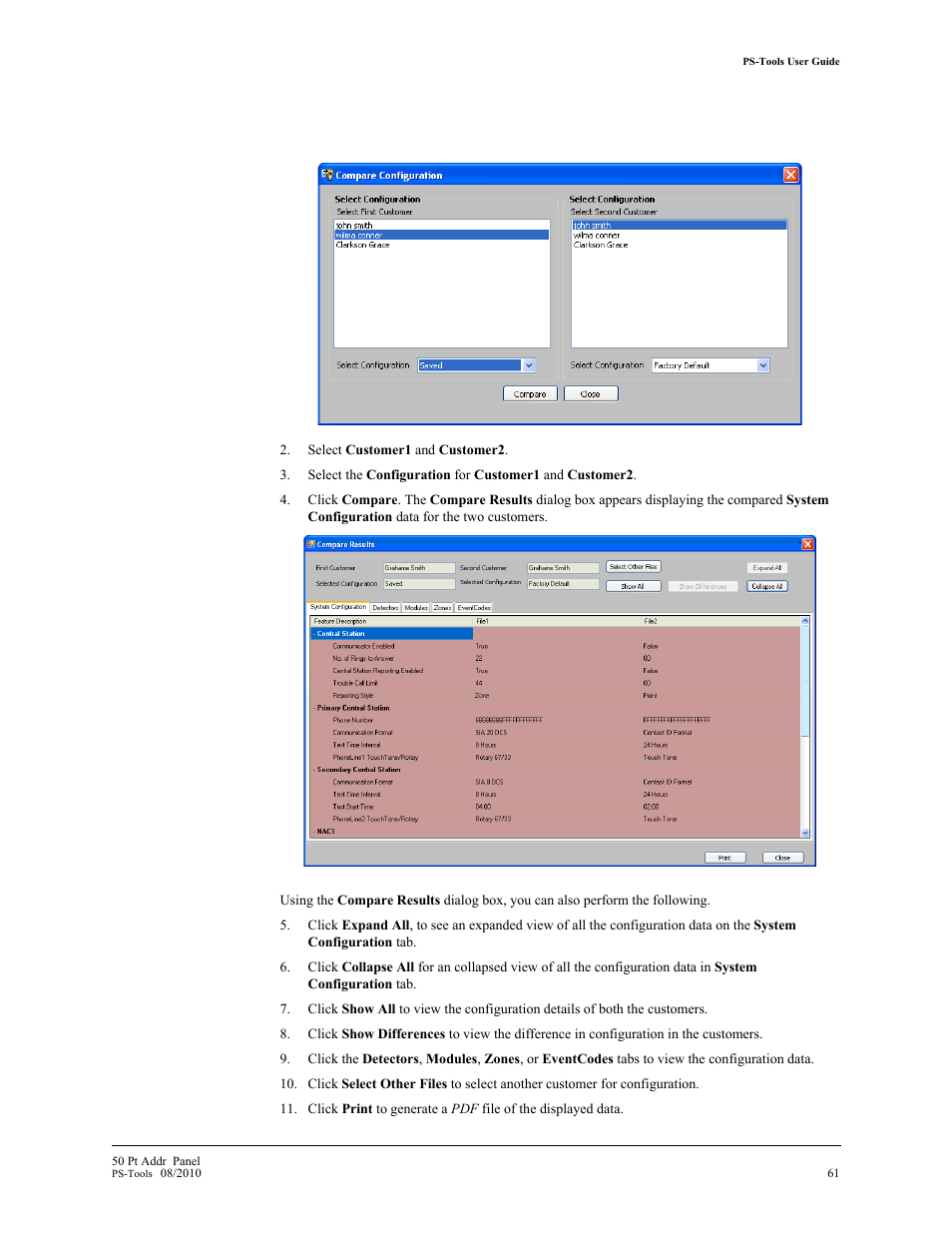 Fire-Lite PS-Tools MS-9050 User Manual | Page 69 / 101