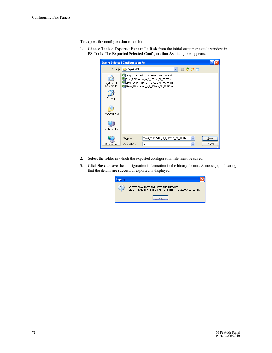 Fire-Lite PS-Tools MS-9050 User Manual | Page 80 / 101