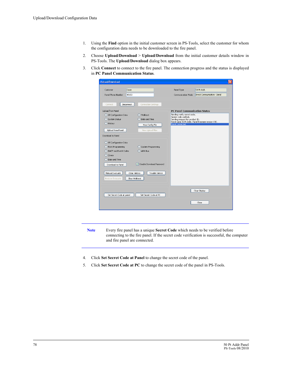 Fire-Lite PS-Tools MS-9050 User Manual | Page 84 / 101