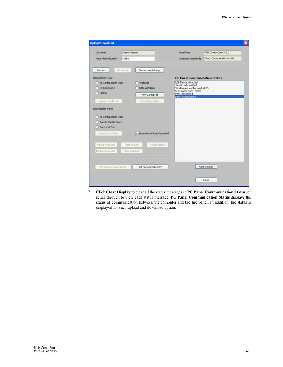 Fire-Lite PS-Tools 5UD/10UD User Manual | Page 70 / 92