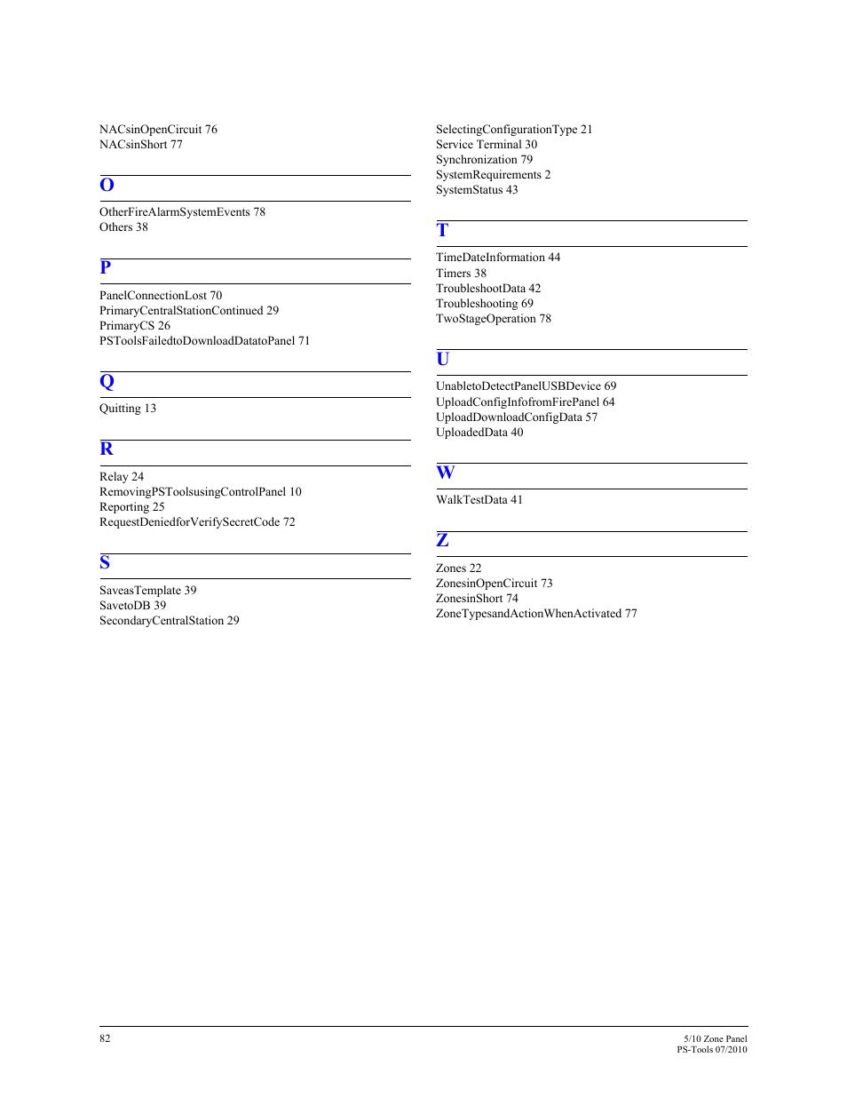 Fire-Lite PS-Tools 5UD/10UD User Manual | Page 92 / 92