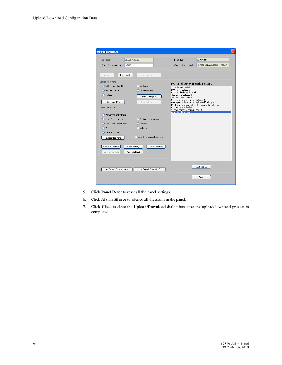Fire-Lite PS-Tools MS-9200UDLS User Manual | Page 100 / 112