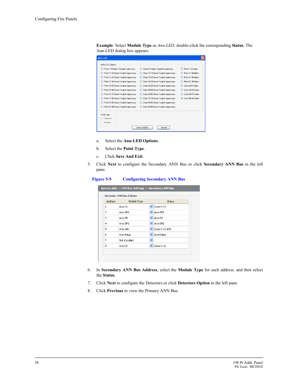 Fire-Lite PS-Tools MS-9200UDLS User Manual | Page 46 / 112