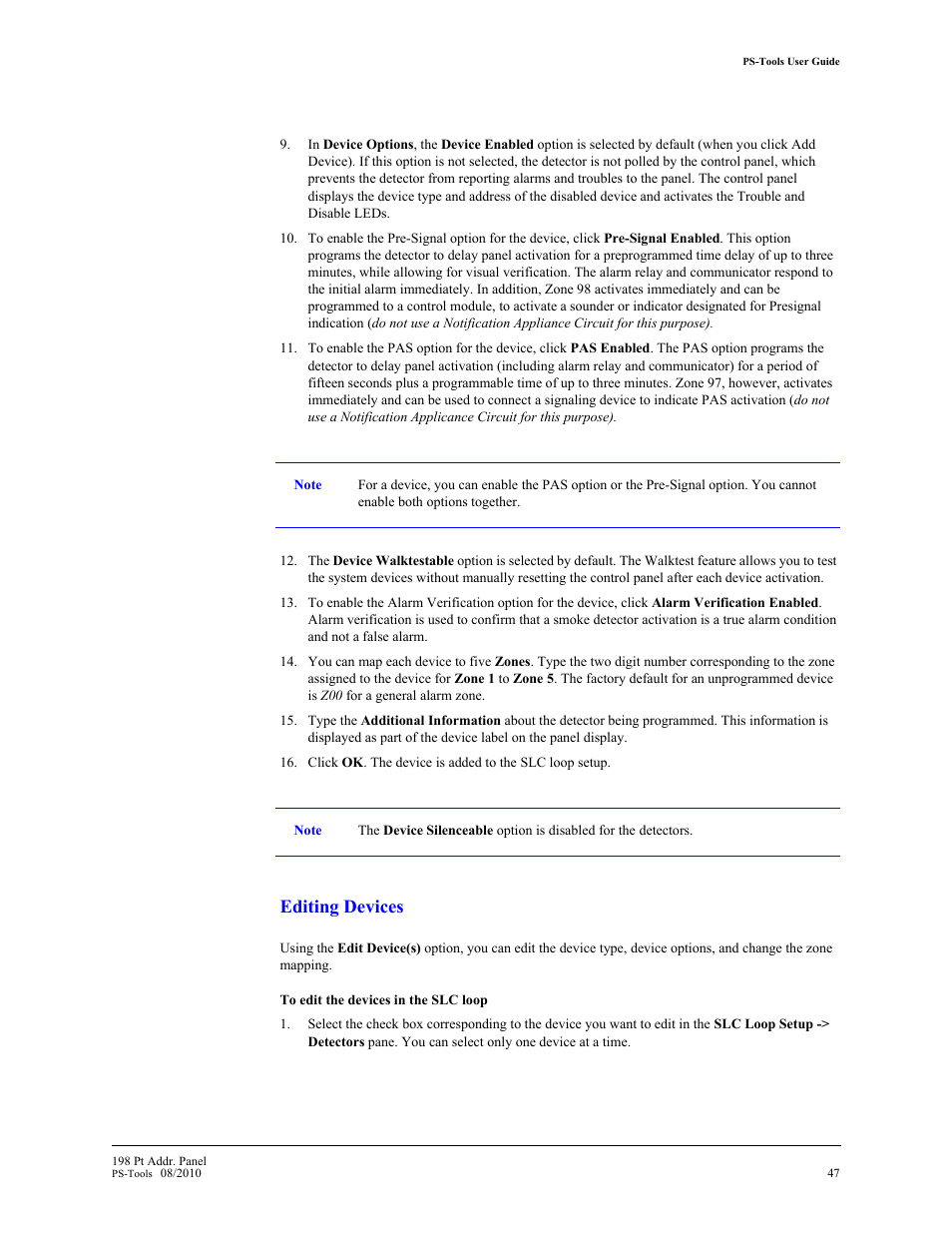 Editing devices | Fire-Lite PS-Tools MS-9200UDLS User Manual | Page 55 / 112