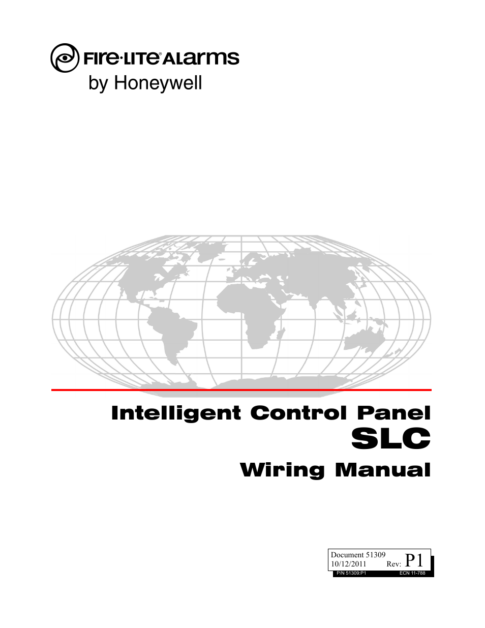 Fire-Lite SLC Intelligent Control Panel Wiring Manual User Manual | 80 pages