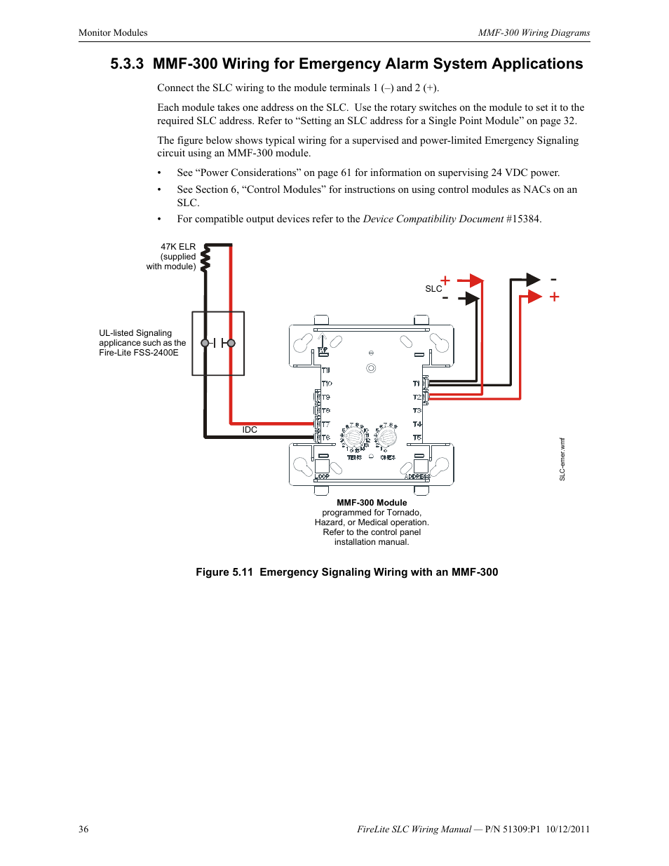 Fire-Lite SLC Intelligent Control Panel Wiring Manual User Manual | Page 36 / 80