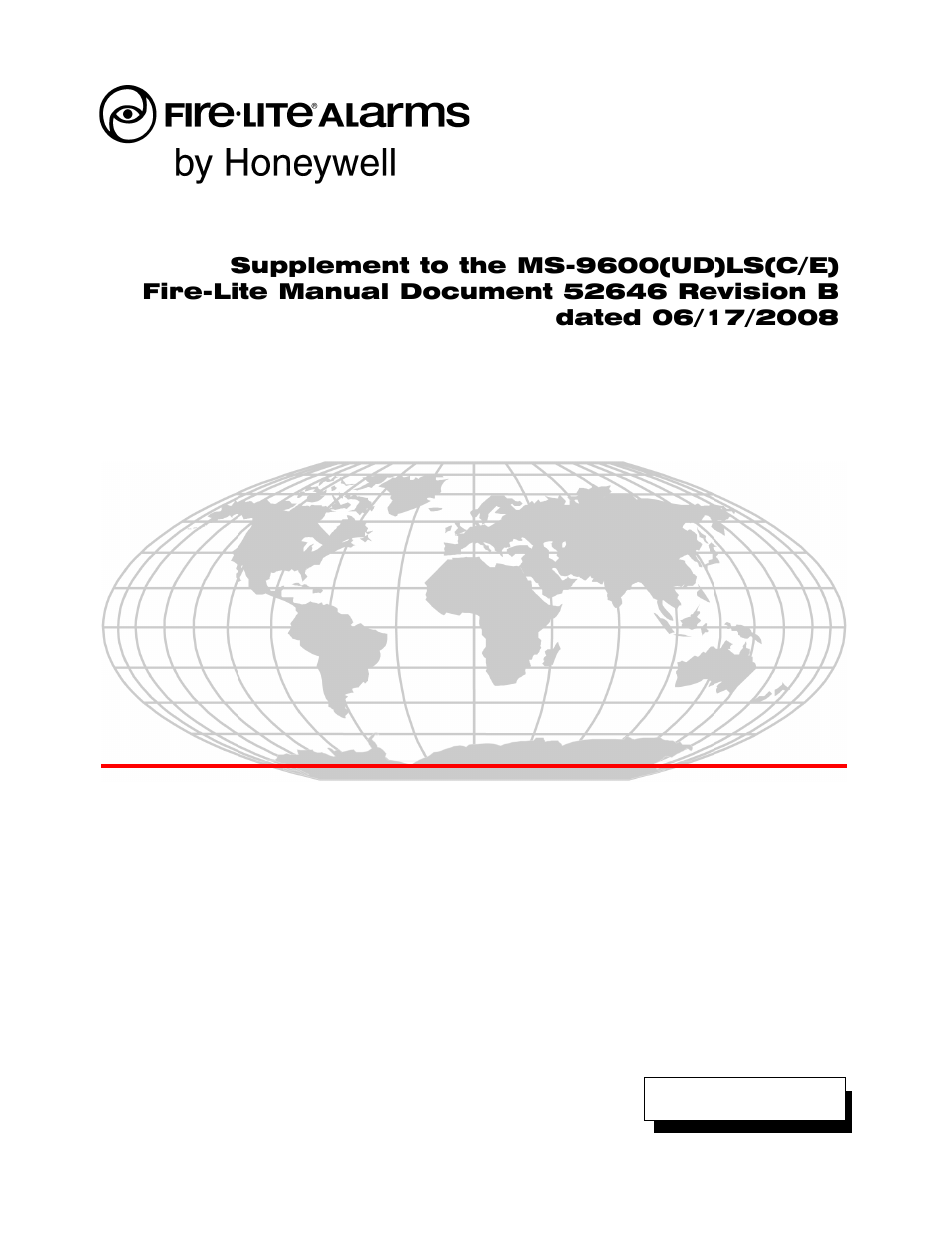 Fire-Lite MS-9600(UD)LS(C/E) Supplement User Manual | 4 pages