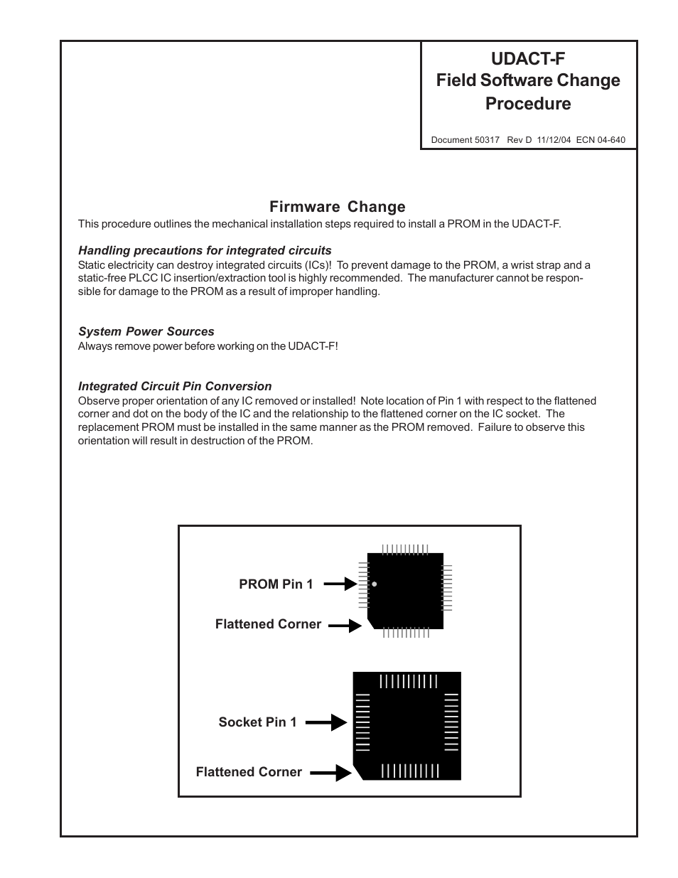 Fire-Lite UDACT-F Field Software Change Procedure User Manual | 4 pages