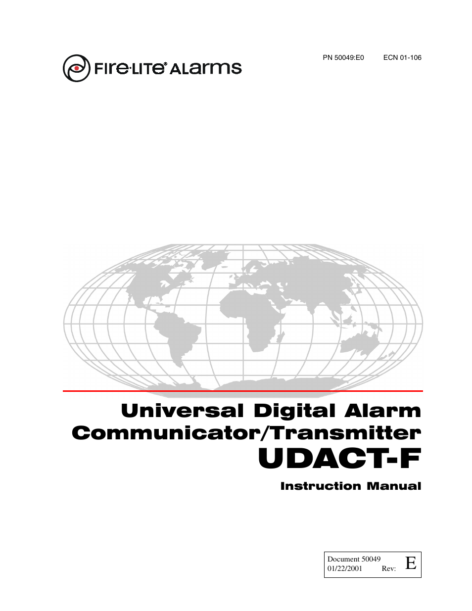 Fire-Lite UDACT-F Universal Digital Alarm Communicator Transmitter User Manual | 68 pages