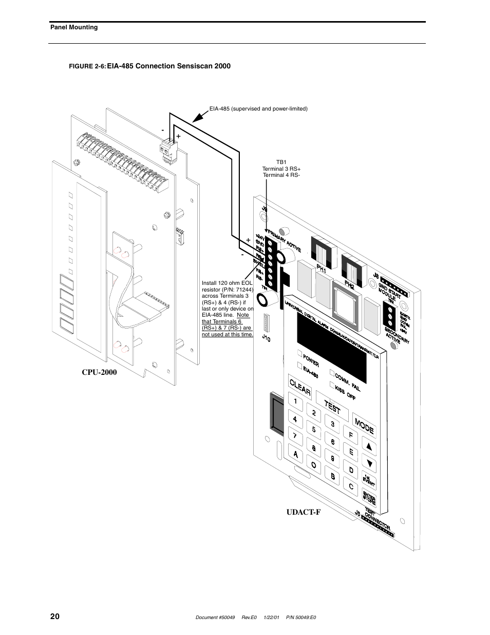 Fire-Lite UDACT-F Universal Digital Alarm Communicator Transmitter User Manual | Page 20 / 68