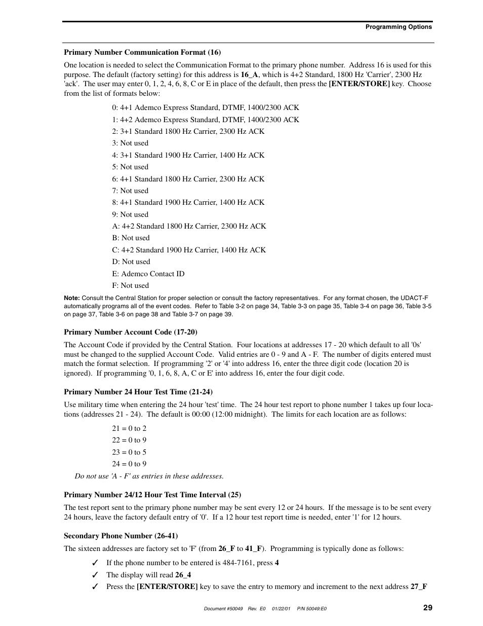 Fire-Lite UDACT-F Universal Digital Alarm Communicator Transmitter User Manual | Page 29 / 68