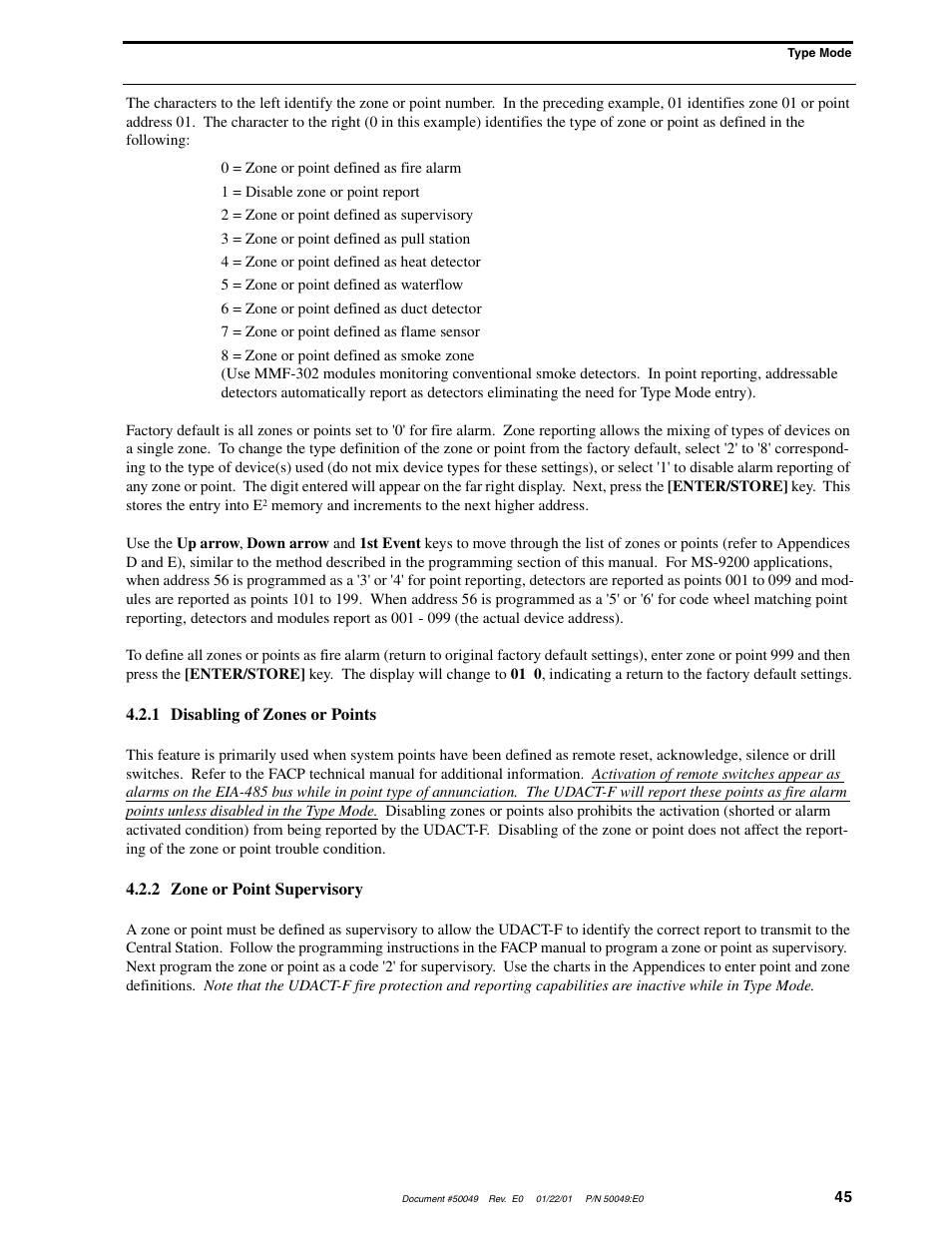 Fire-Lite UDACT-F Universal Digital Alarm Communicator Transmitter User Manual | Page 45 / 68