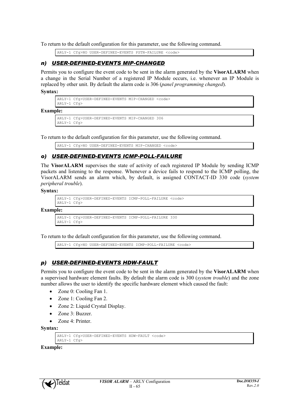 SilentKnight VisorAlarm ARLY Interface User Manual | Page 70 / 97