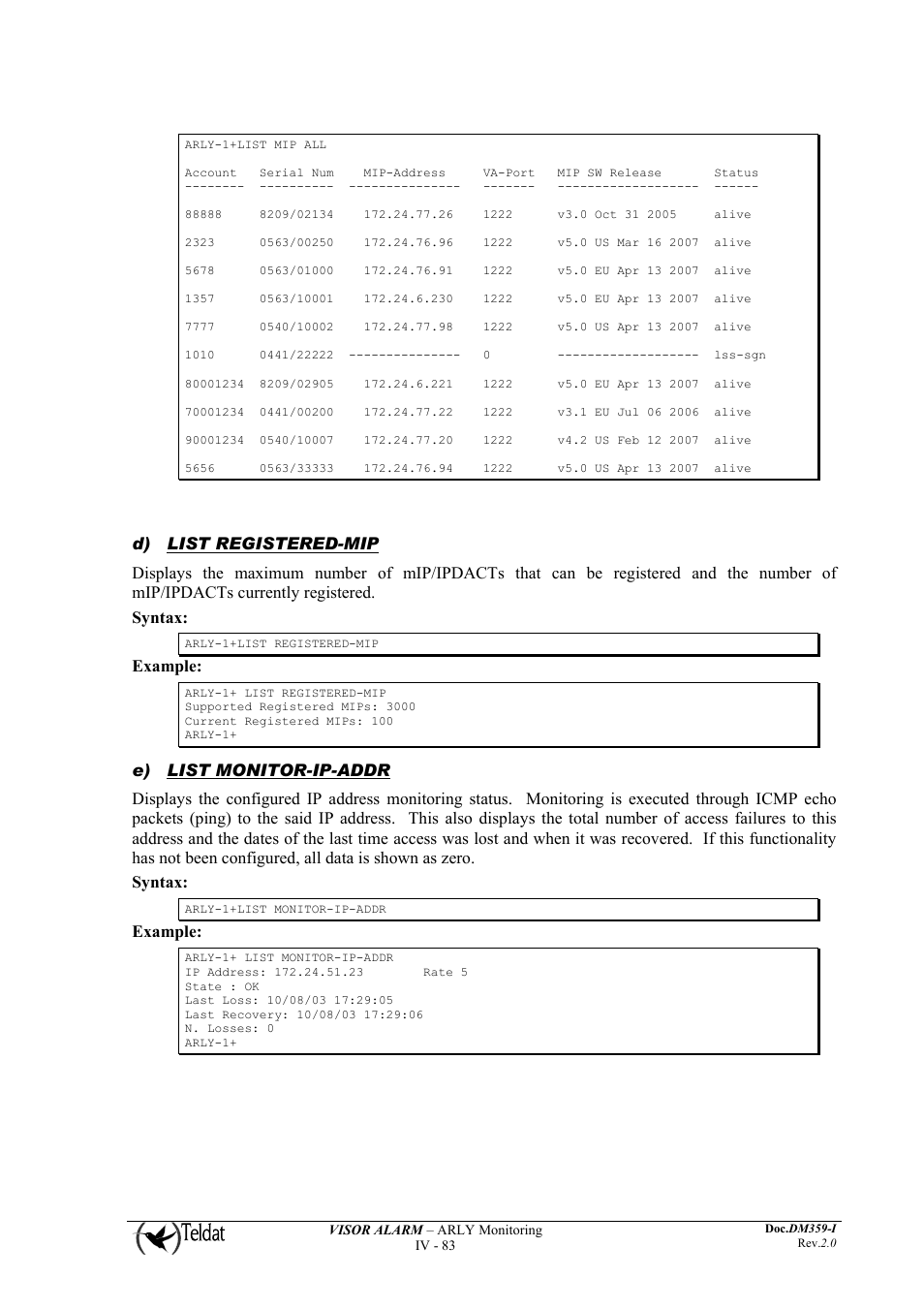 SilentKnight VisorAlarm ARLY Interface User Manual | Page 88 / 97