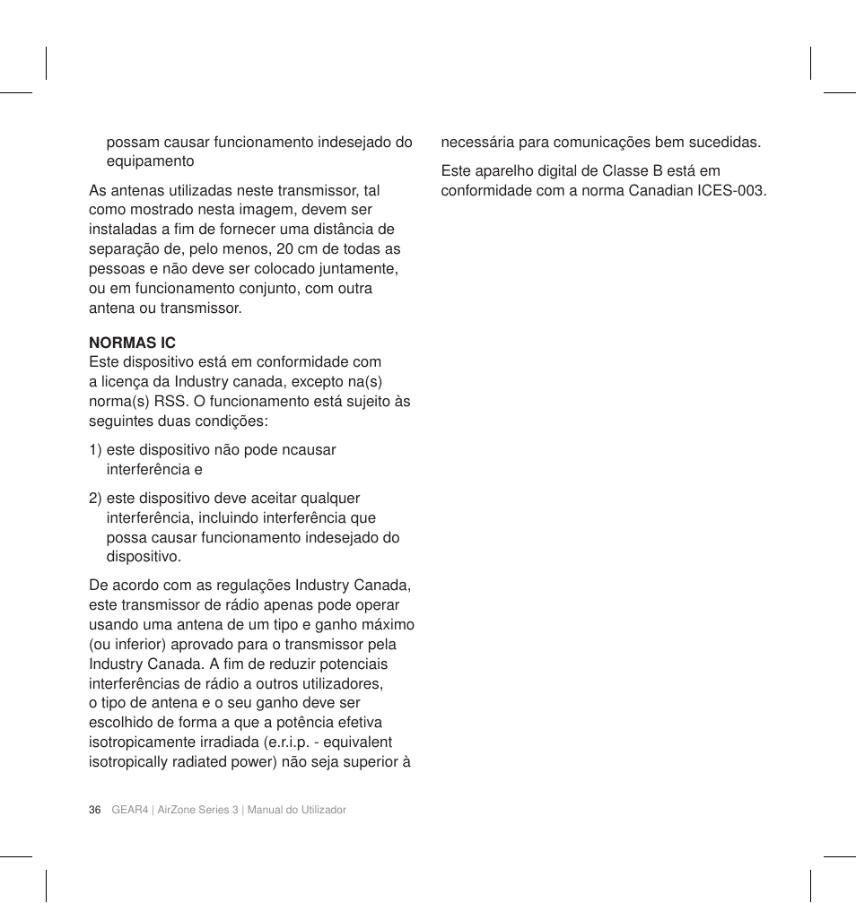 GEAR4 AirZone Series 3 User Manual | Page 39 / 66