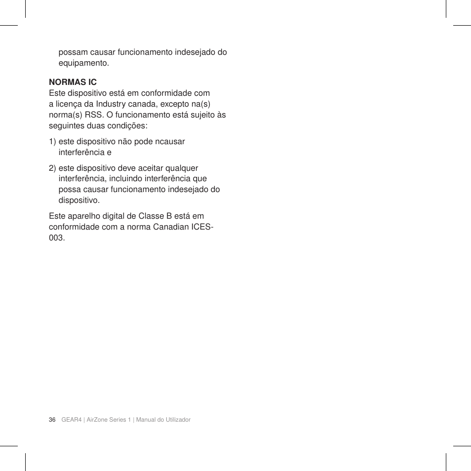 GEAR4 AirZone Series 1 User Manual | Page 38 / 62