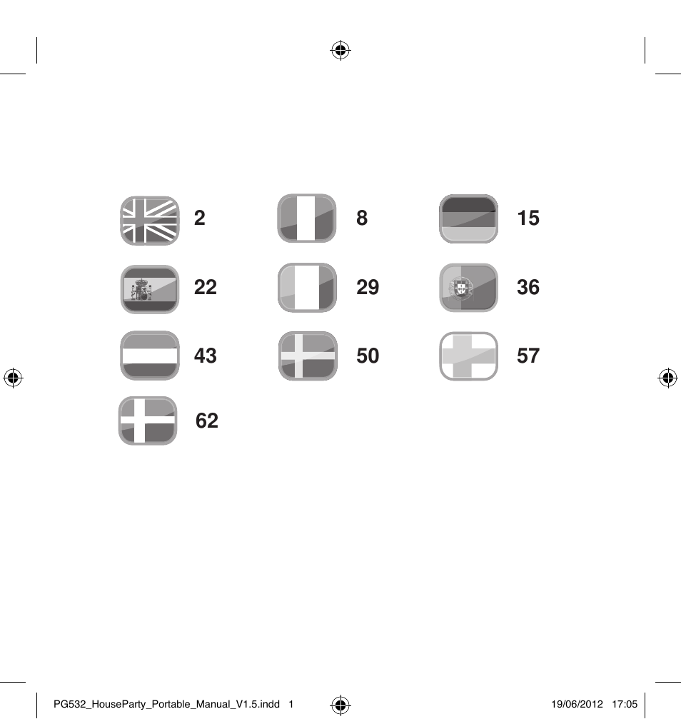 GEAR4 HouseParty Portable User Manual | Page 2 / 71