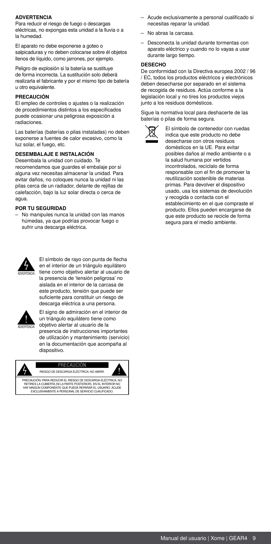 GEAR4 Xome User Manual | Page 9 / 46