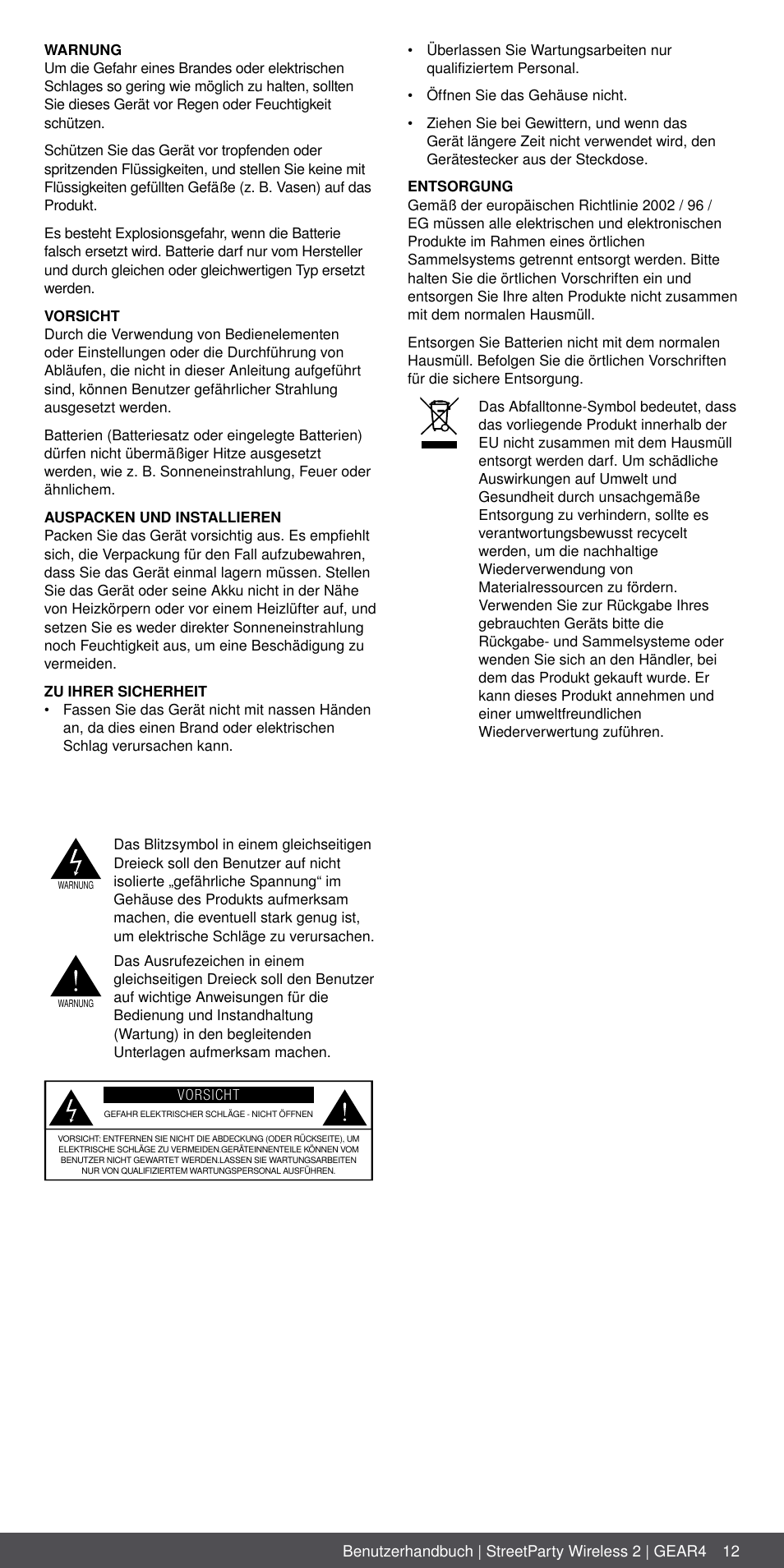 GEAR4 StreetParty Wireless 2 User Manual | Page 12 / 46