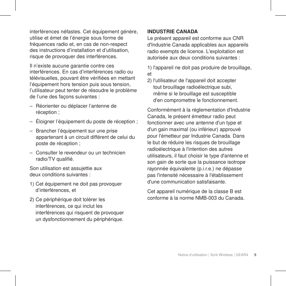 GEAR4 Xorb Wireless User Manual | Page 10 / 50