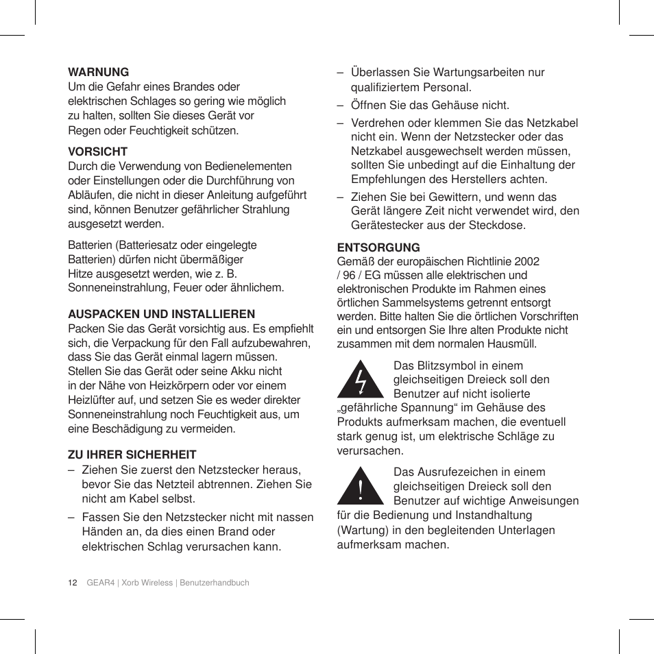 GEAR4 Xorb Wireless User Manual | Page 13 / 50