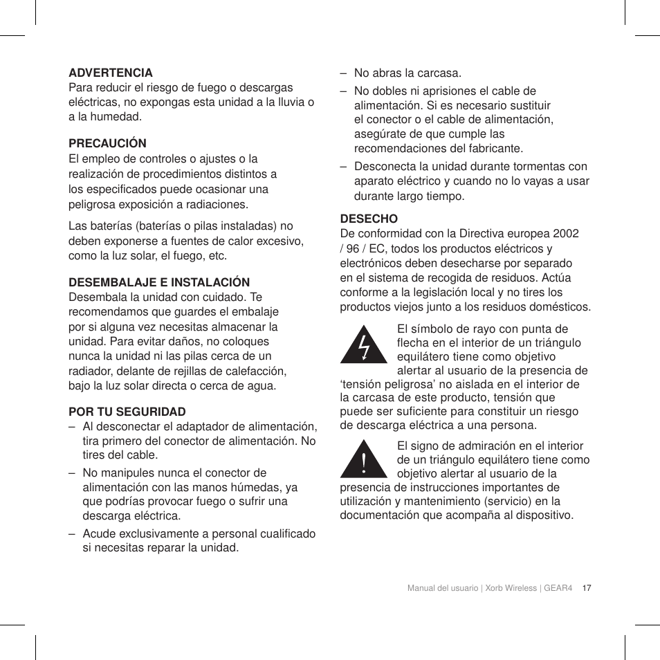 GEAR4 Xorb Wireless User Manual | Page 18 / 50