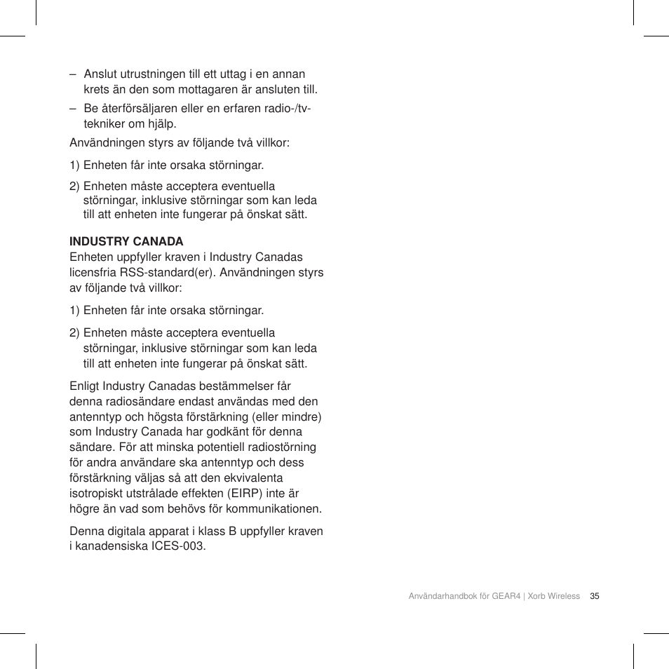 GEAR4 Xorb Wireless User Manual | Page 36 / 50