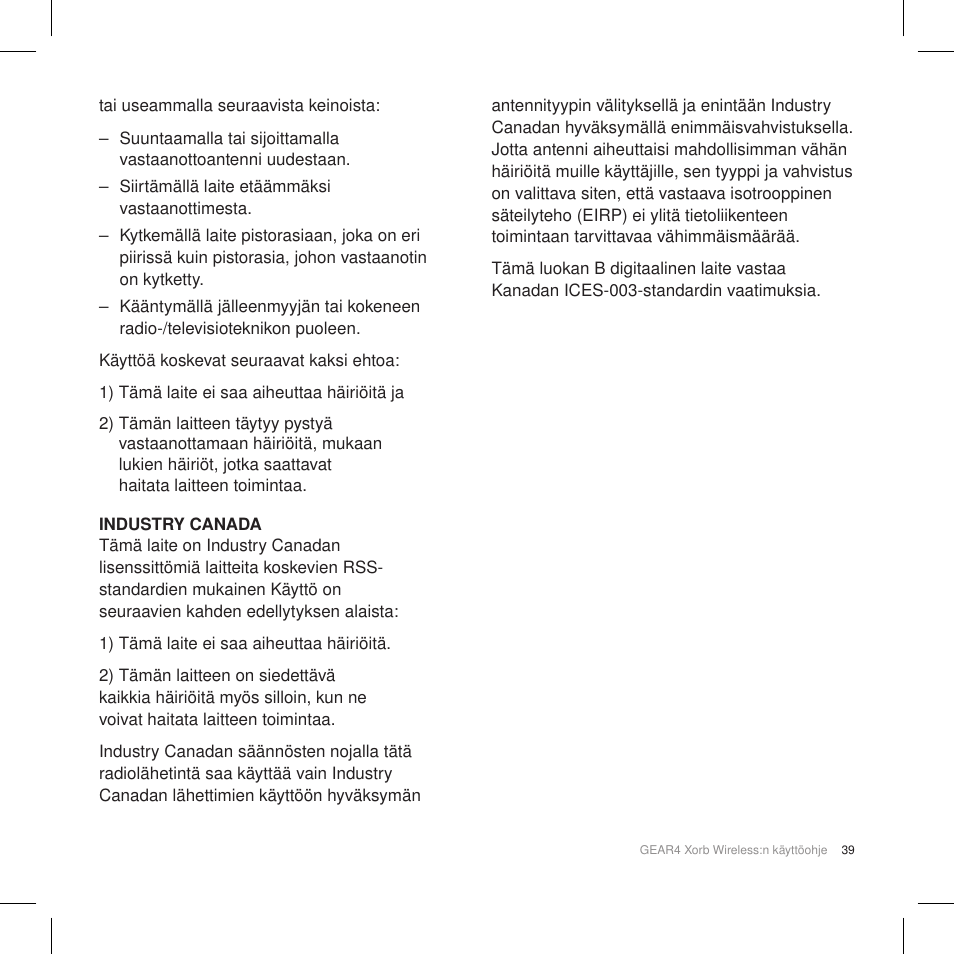 GEAR4 Xorb Wireless User Manual | Page 40 / 50