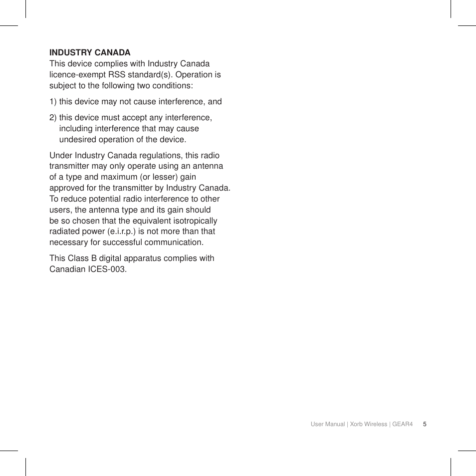 GEAR4 Xorb Wireless User Manual | Page 6 / 50