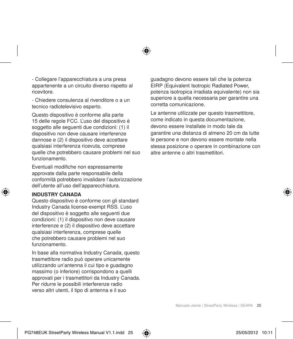GEAR4 StreetParty Wireless User Manual | Page 28 / 56