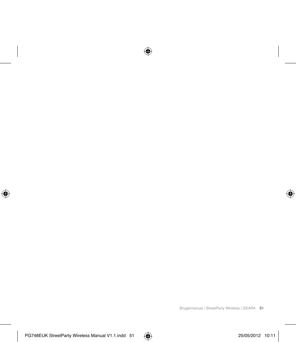 GEAR4 StreetParty Wireless User Manual | Page 54 / 56