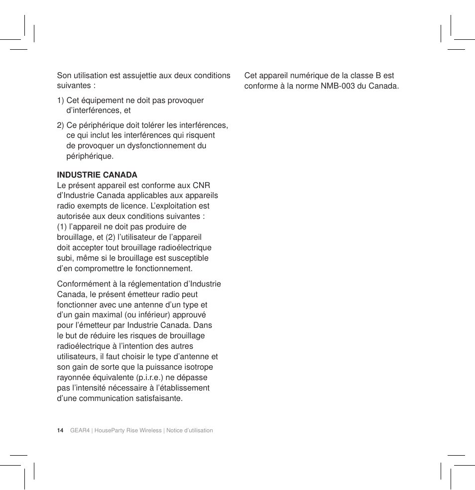 GEAR4 HouseParty Rise Wireless User Manual | Page 16 / 71