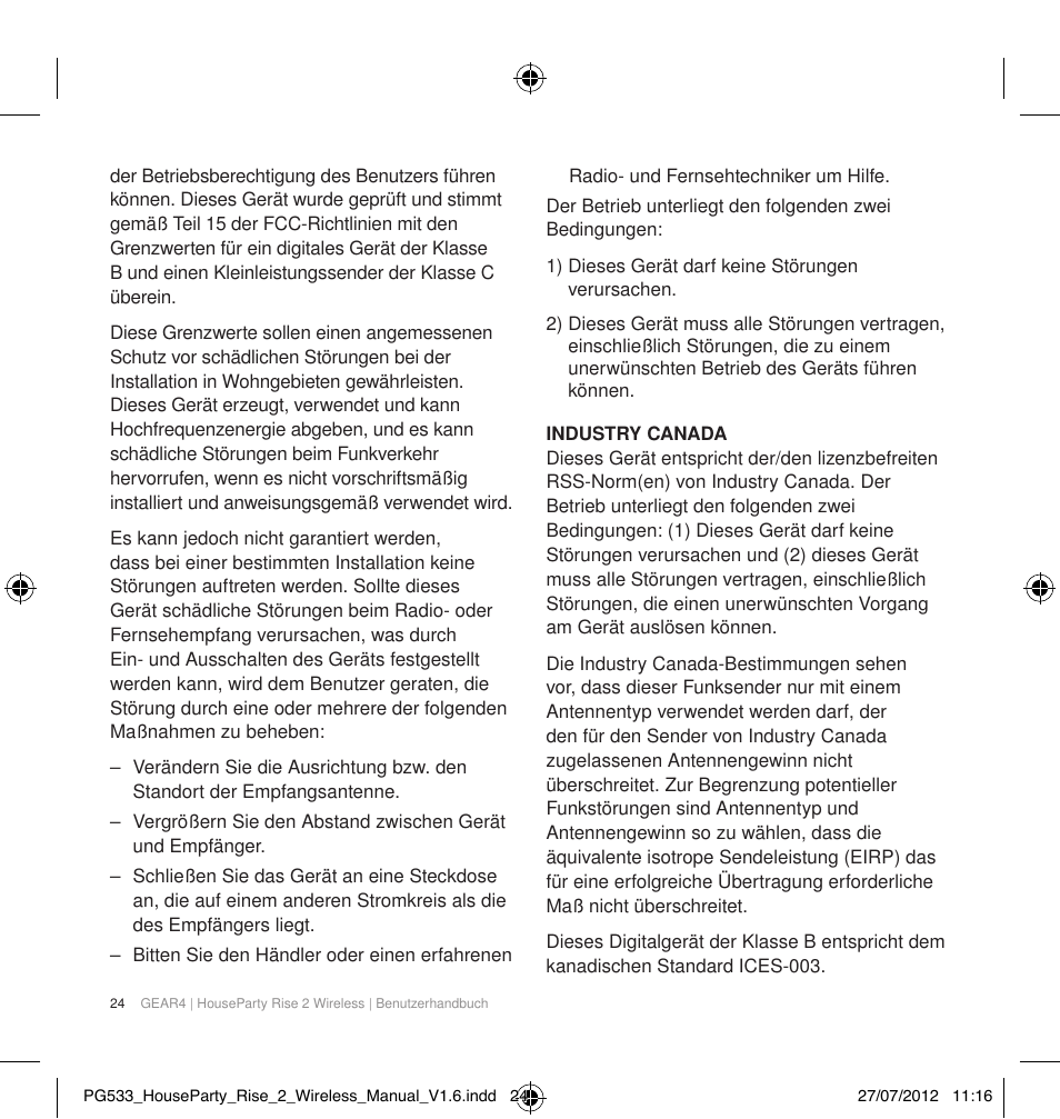 GEAR4 HouseParty Rise 2 Wireless User Manual | Page 25 / 81