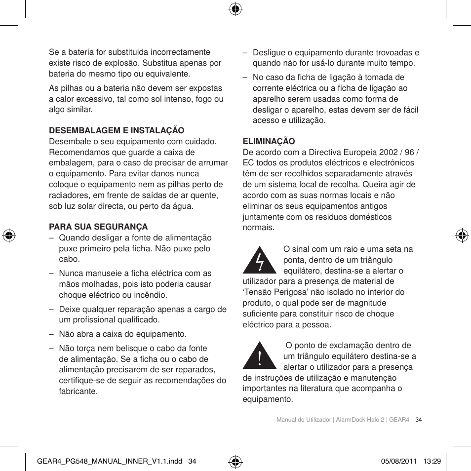 GEAR4 AlarmDock Halo 2 User Manual | Page 37 / 62