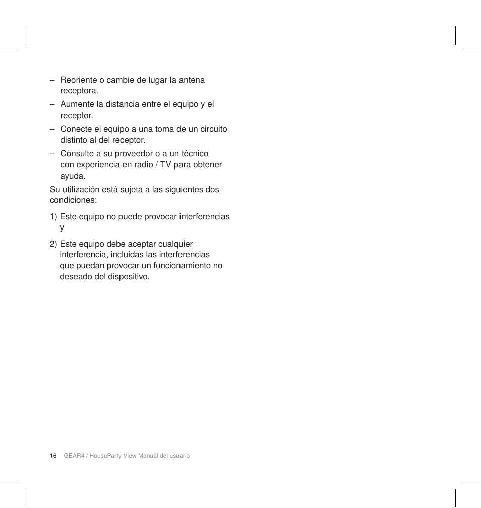 GEAR4 HouseParty View User Manual | Page 19 / 42