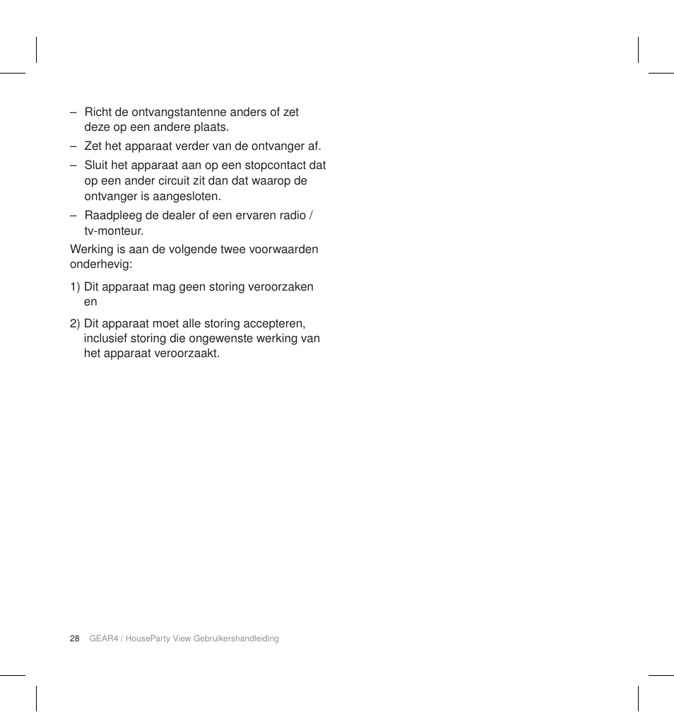 GEAR4 HouseParty View User Manual | Page 31 / 42